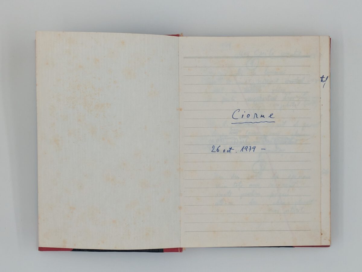 Muzeul Cahul, Ciorna poetului martir Andrei Ciurunga